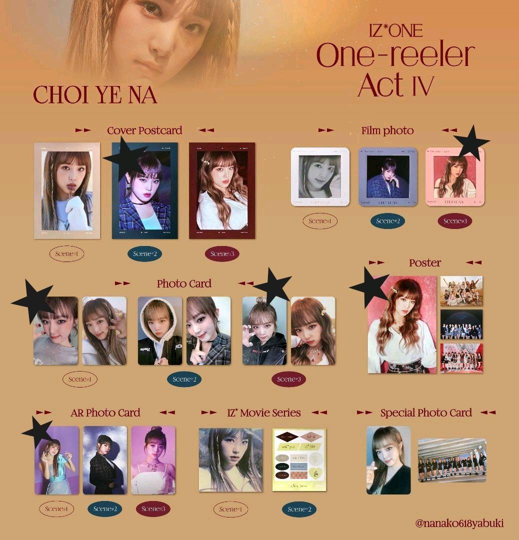 【One-reeler 特典 イェナ】IZ*ONE