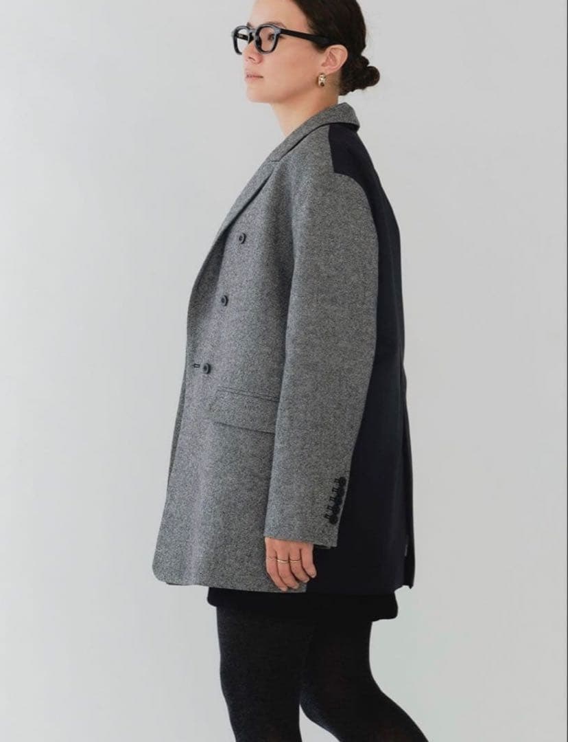 yori⭐︎エコウールツイードジャケット36【2025AW】新品同様 試着のみ