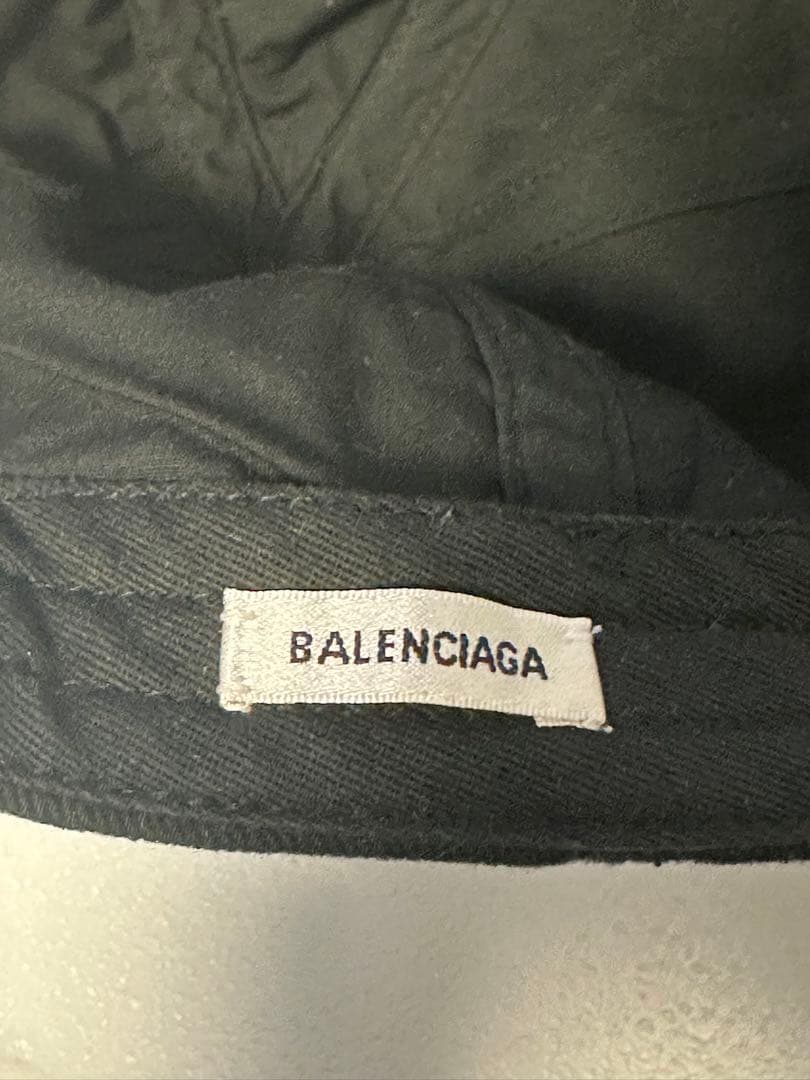 BALENCIAGA バレンシアガ ロゴキャップ ブラック 正規品 使用感あり