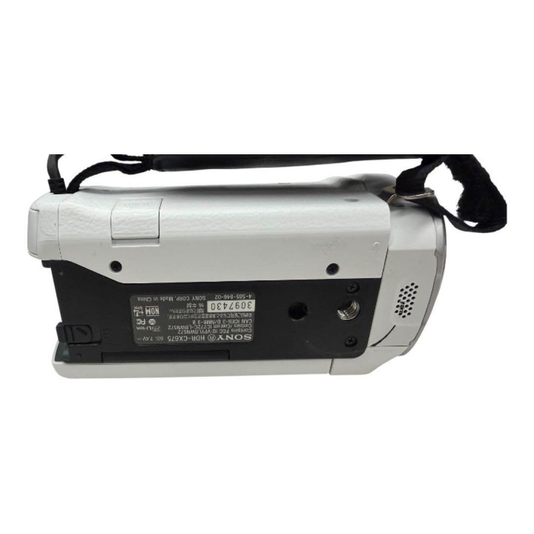 SONY HDR-CX675 ビデオカメラ ホワイト