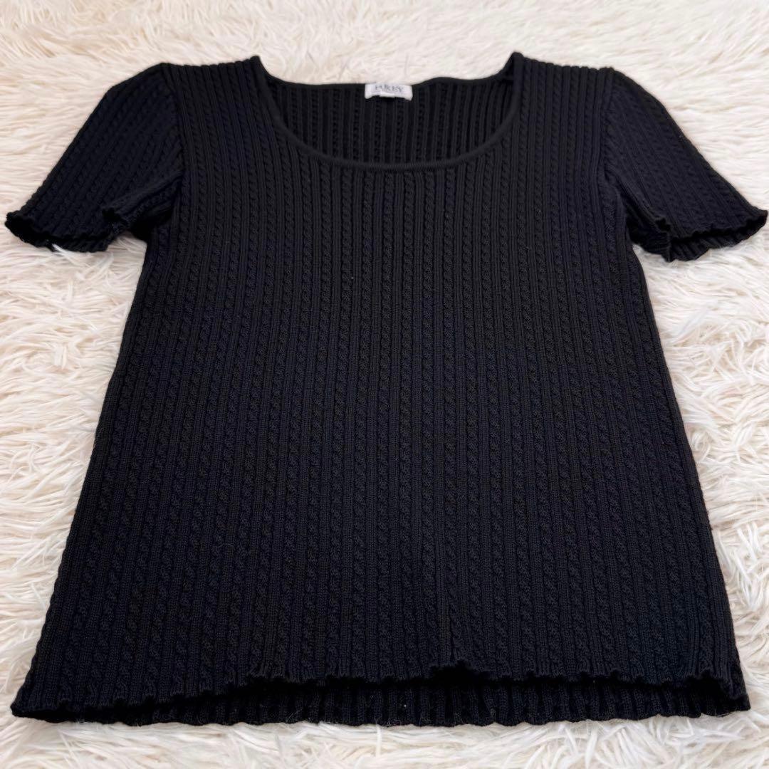 希少✨フォクシー ケーブルニットアンサンブル 40 ウール ニットジャケット