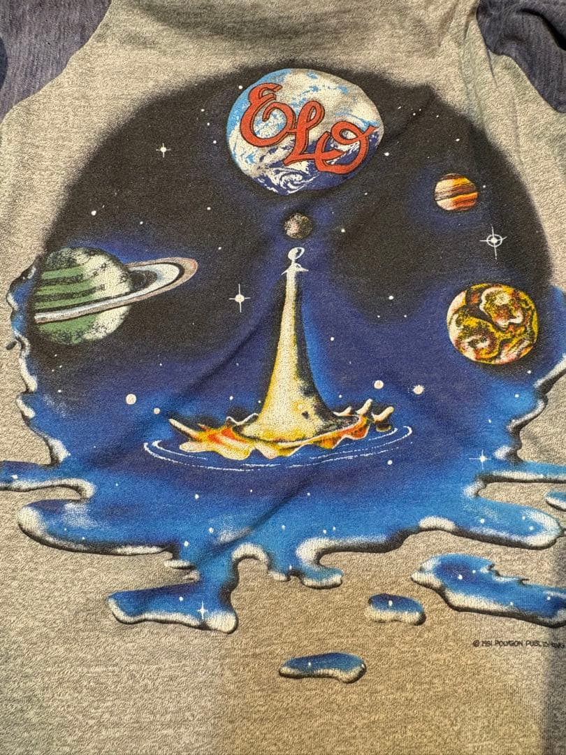 エレクトリック・ライト・オーケストラELOヴィンテージラグランスリーブ　Tシャツ