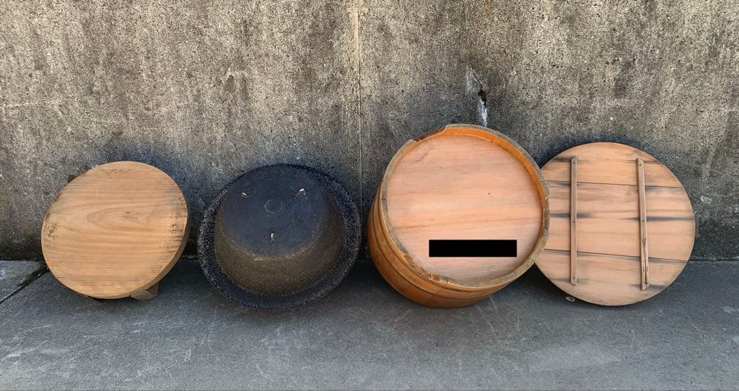 調理器具17点まとめ売り 羽釜 お櫃 両手鍋 寸胴 木蓋 ボウル 炊き出し