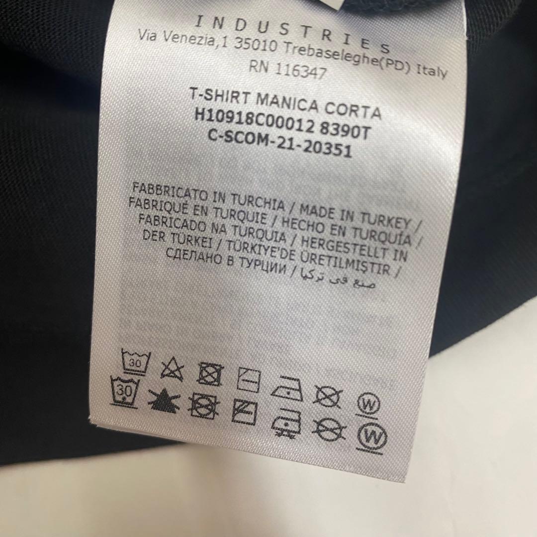 MONCLER ブラック チェッカーボード Tシャツ