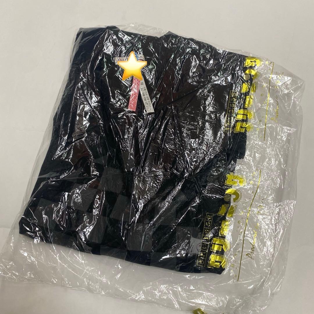 MONCLER ブラック チェッカーボード Tシャツ