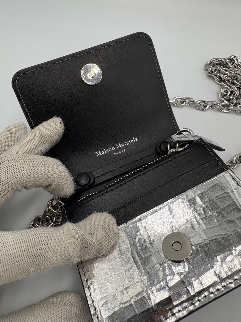 Maison Margiela メゾンマルジェラ ミラー加工 チェーンウォレット