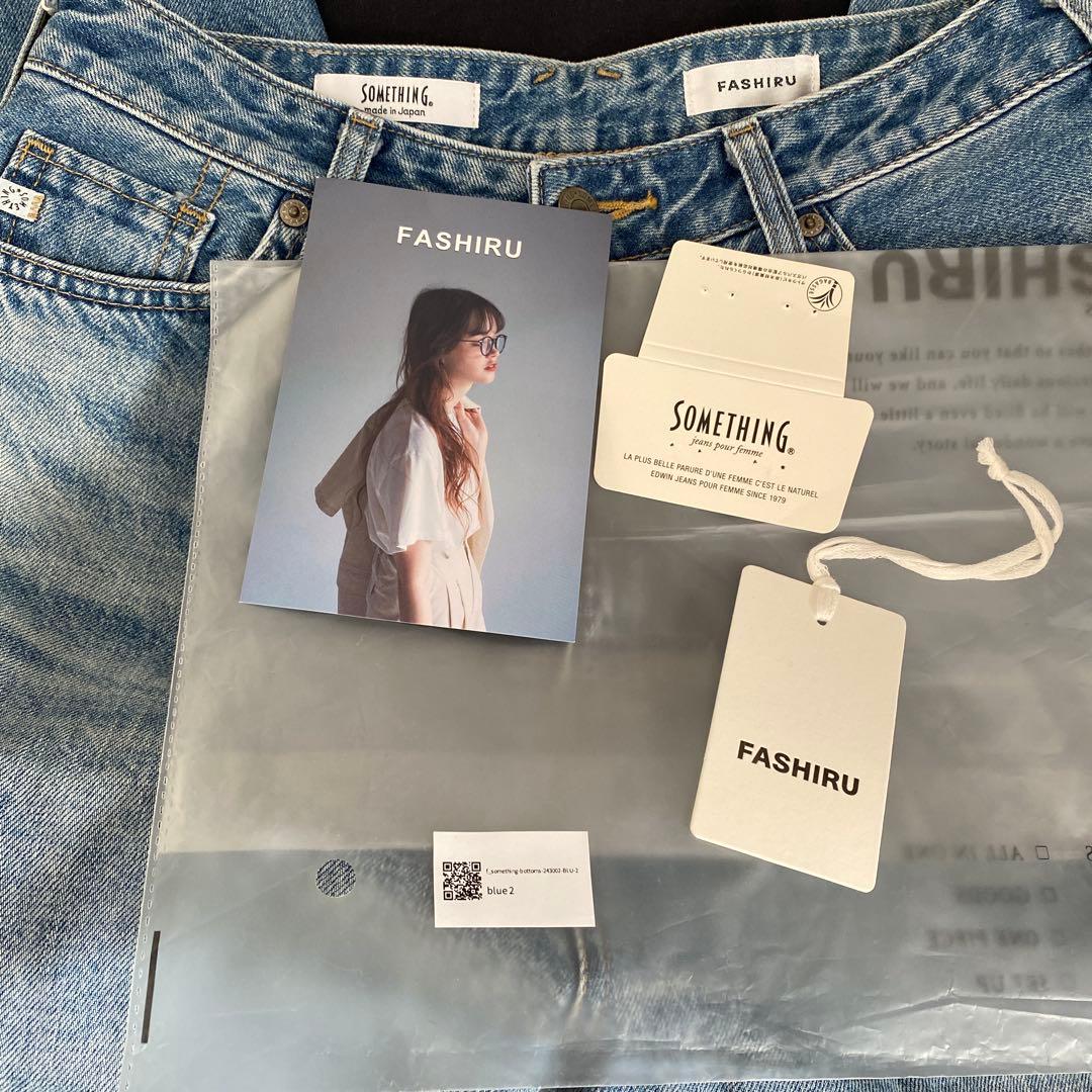 FASHIRU SOMETHING baggy fit Jeans デニム