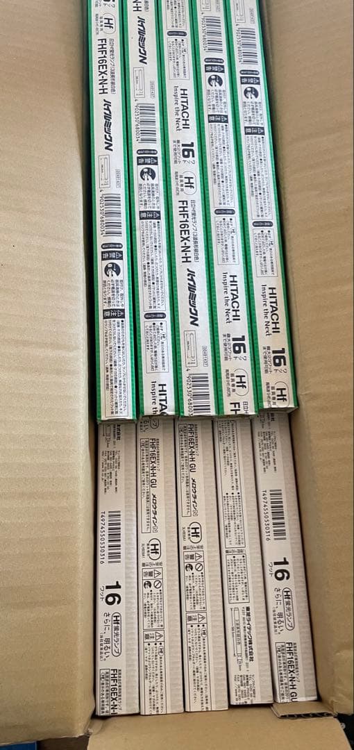 TOSHIBA、日立 FHF16EX-N-H 25本