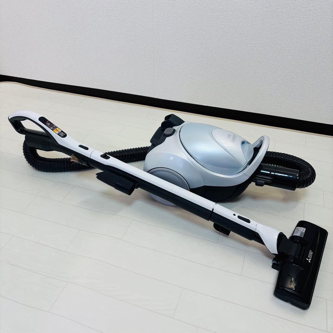 【美品】三菱電機 紙パック式掃除機Be-K 自走式パワーブラシ 紙パック2個付き