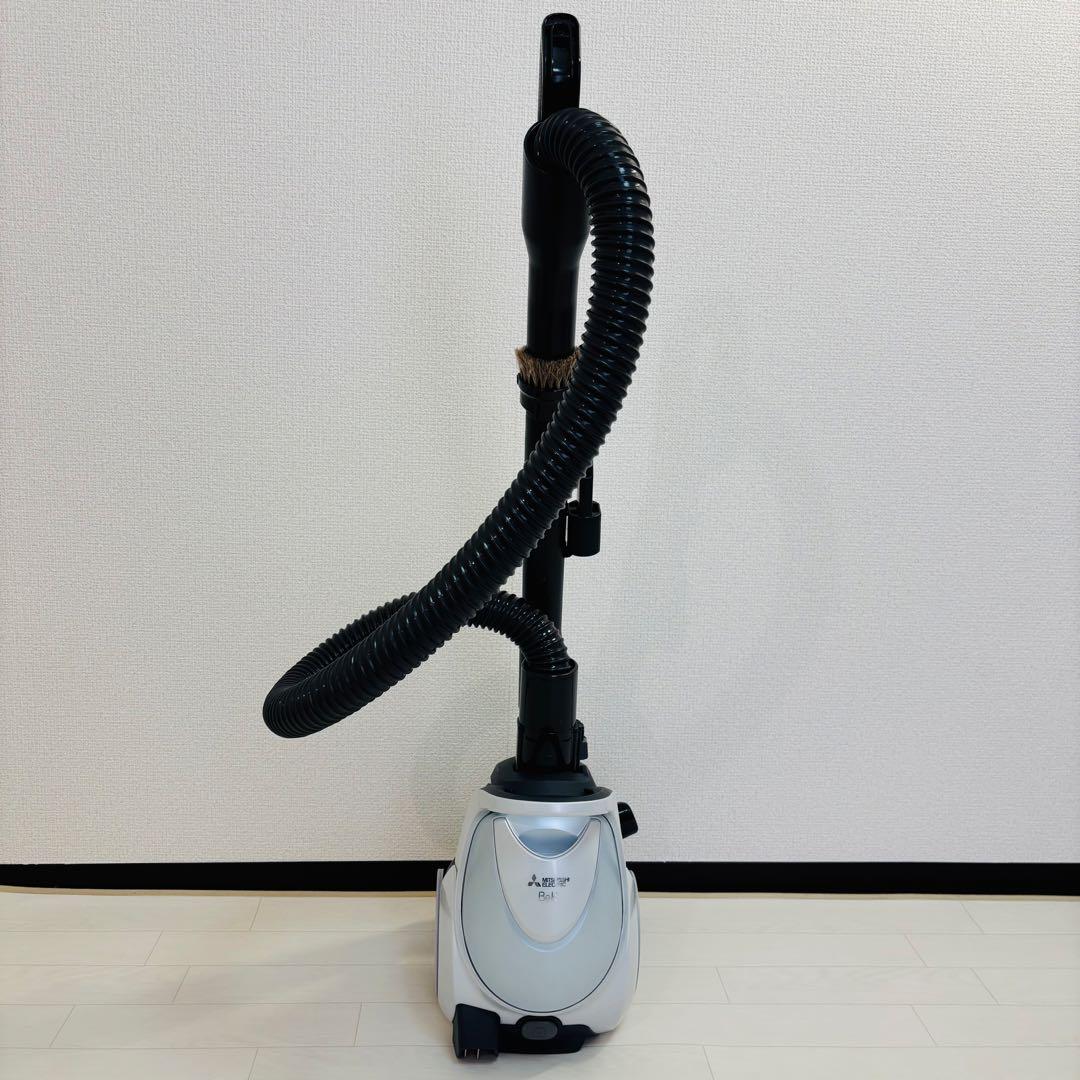 【美品】三菱電機 紙パック式掃除機Be-K 自走式パワーブラシ 紙パック2個付き