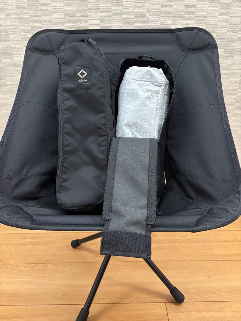 Helinox スイベルチェア　ブラック 二脚　収納袋付き