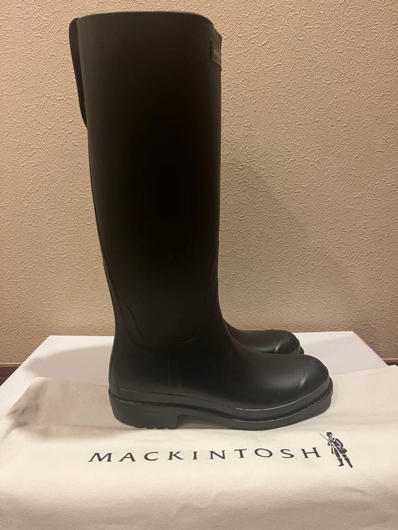 ✴︎未使用 マッキントッシュ レインブーツ 長靴 ブラック 36