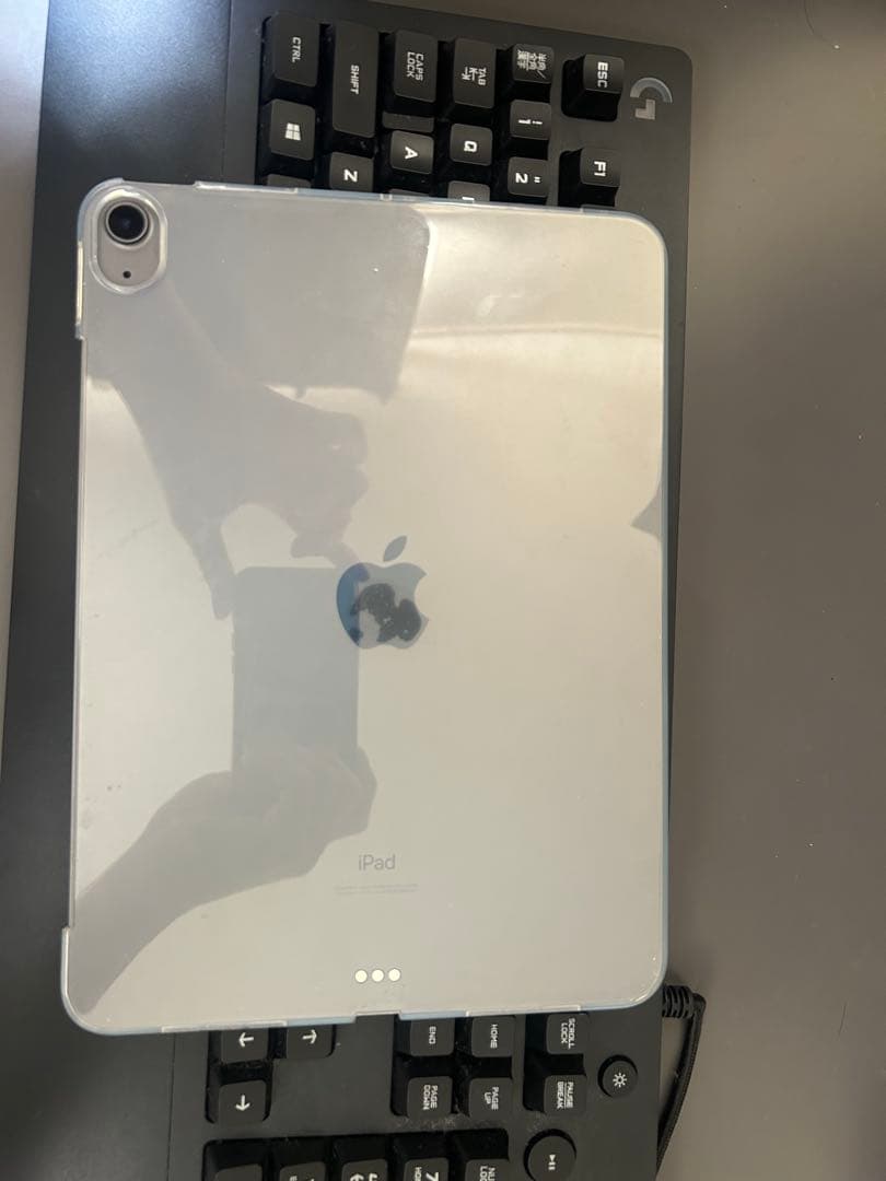 iPad Air4 グレー　フィルム　ケース付き