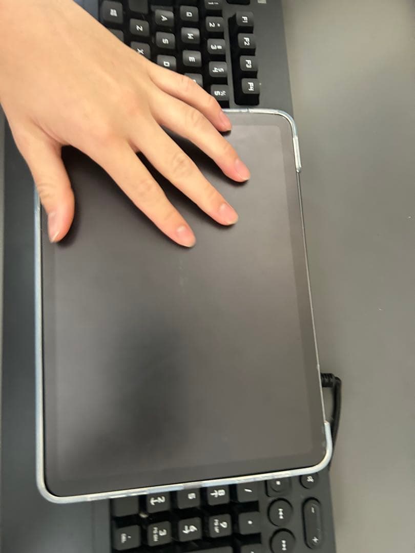 iPad Air4 グレー　フィルム　ケース付き