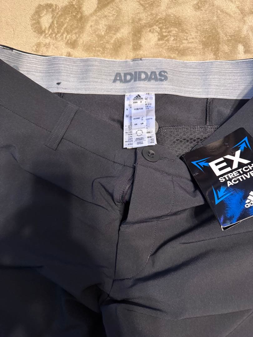 アディダス EX STRETCH ACTIVE ゴルフパンツ ブラック