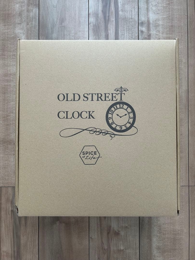 壁掛け両面時計 OLD STREET BOTHSIDE CLOCK ブラウン