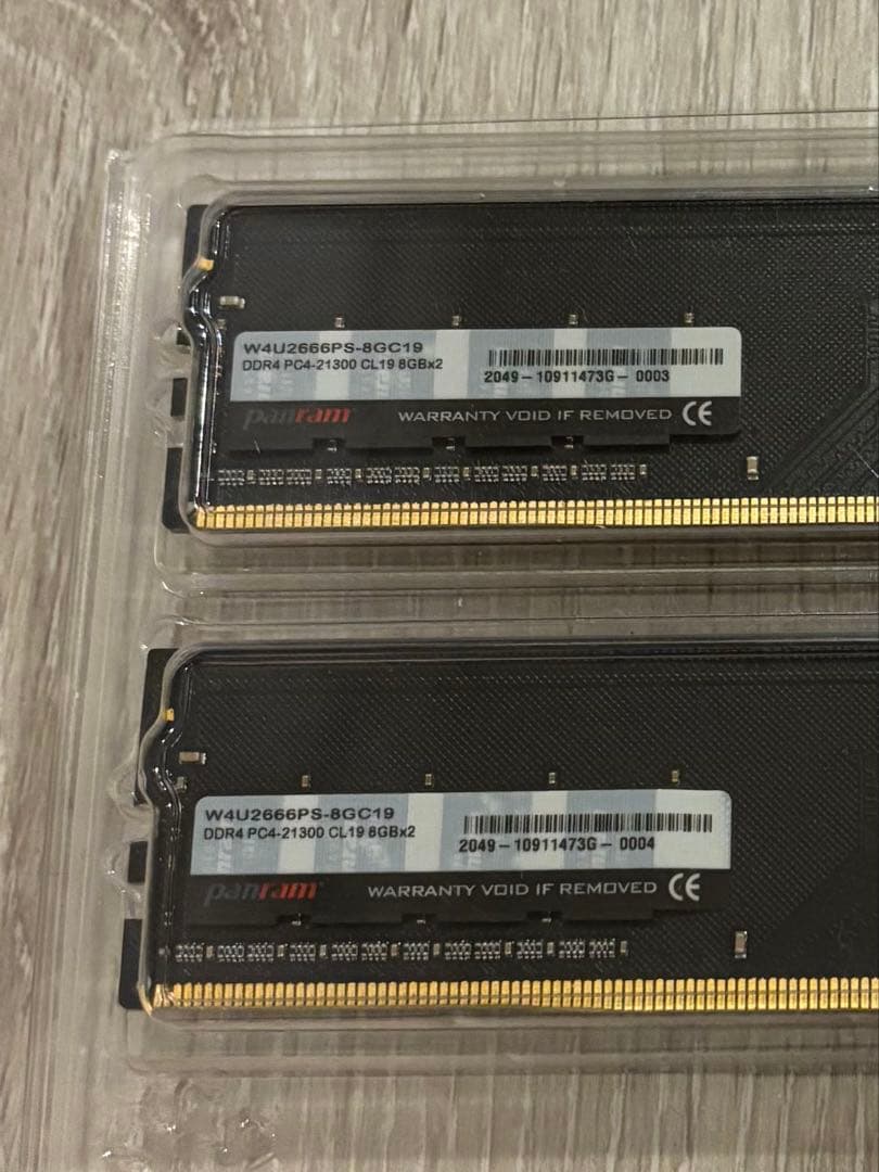 CFD パナラム DDR4 16GB (2x8GB) メモリ