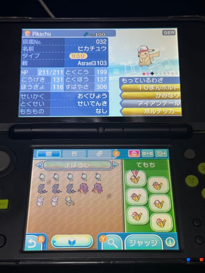 ポケットモンスター ウルトラサン・ウルトラムーン 2本セット ケース付