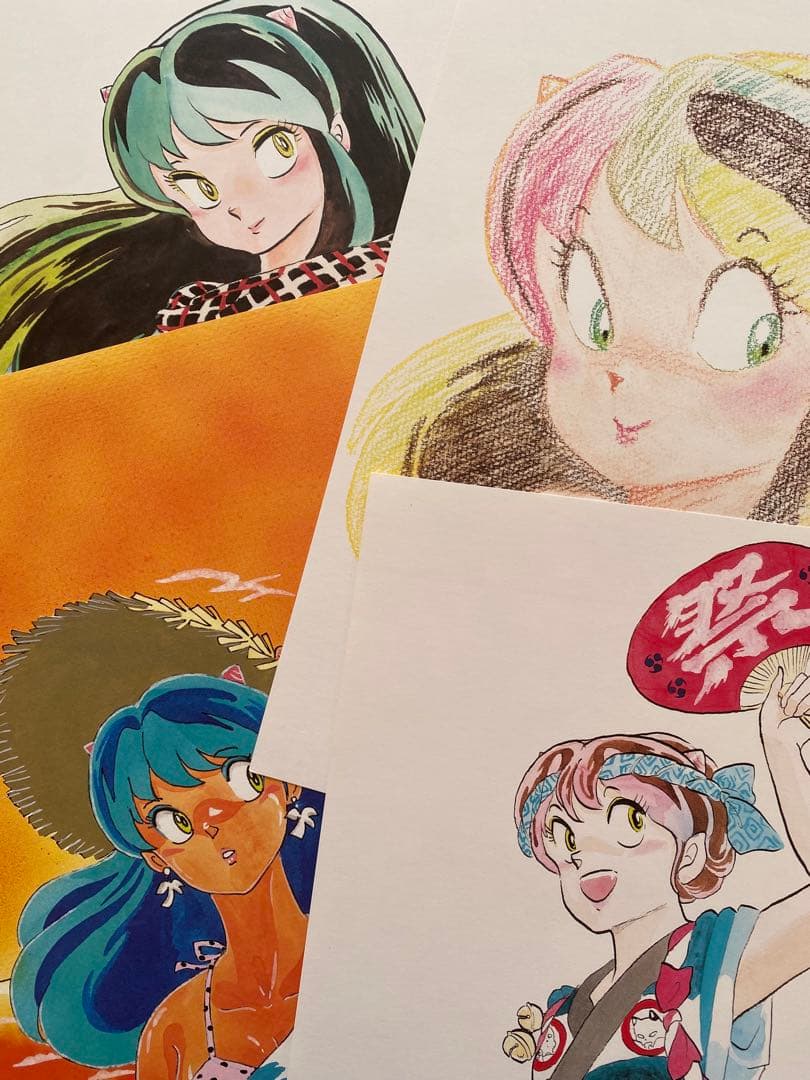 高橋留美子イラスト集4点セット