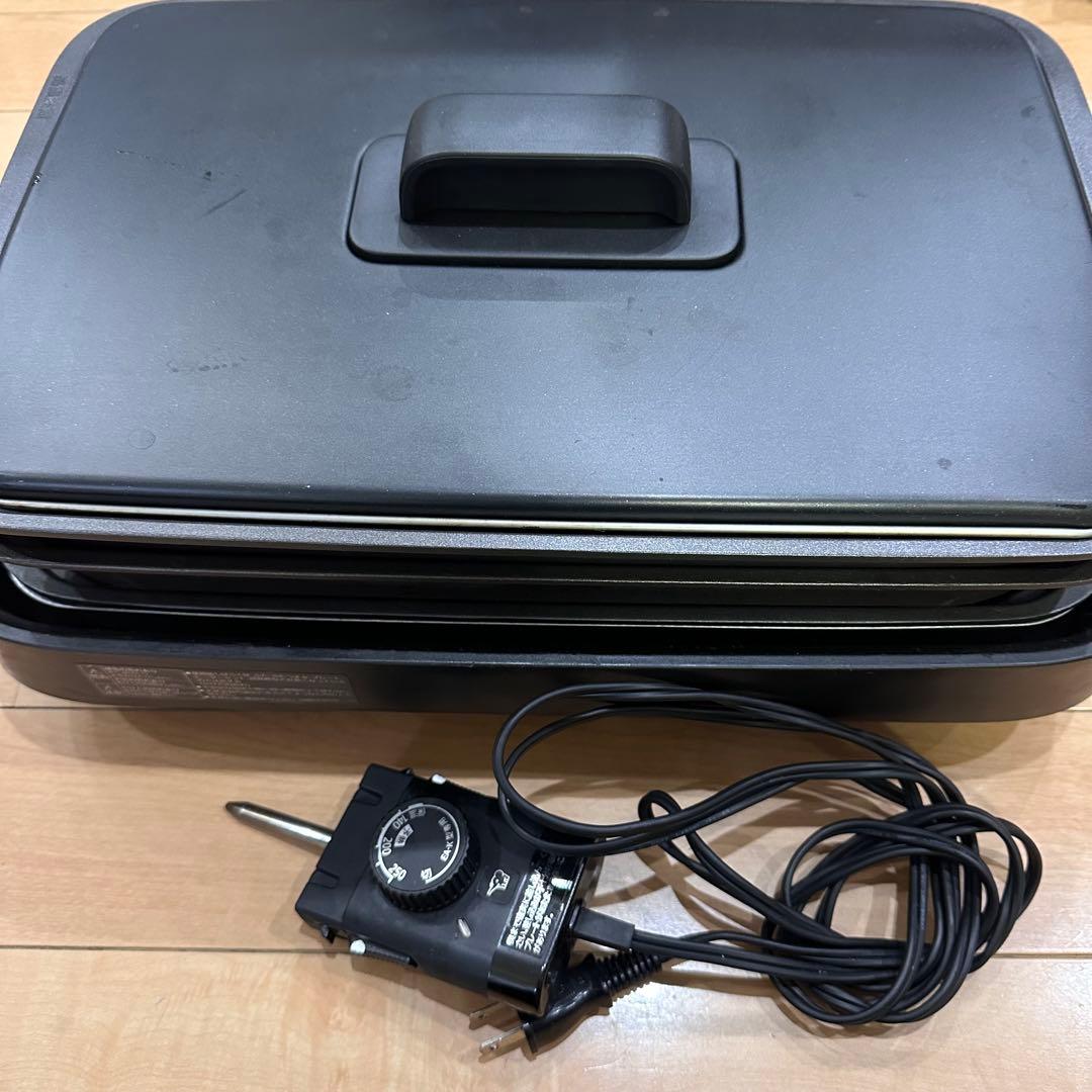 象印 ホットプレート 3枚付き「やきやき」EA-KJ30 焼肉 たこ焼き 深型