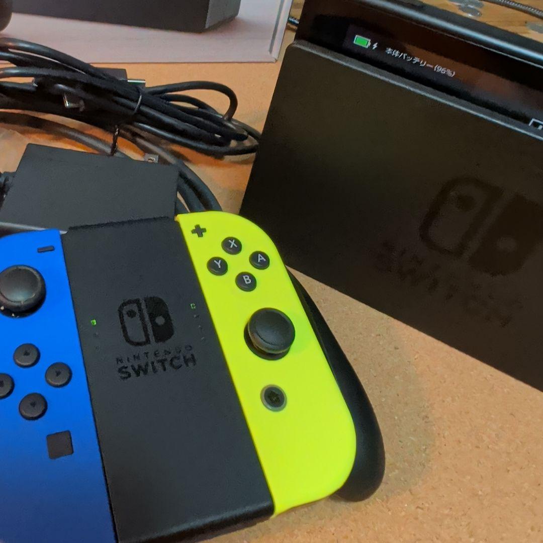 中古 オマケ付き Nintendo Switch 本体 青/黄 Joy-Con