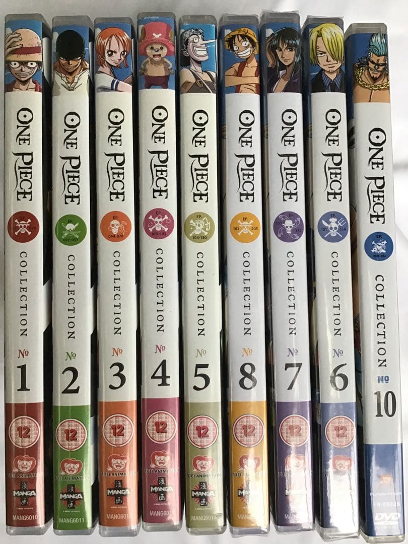 ワンピース コレクション One Piece 英語,日本語 dvd