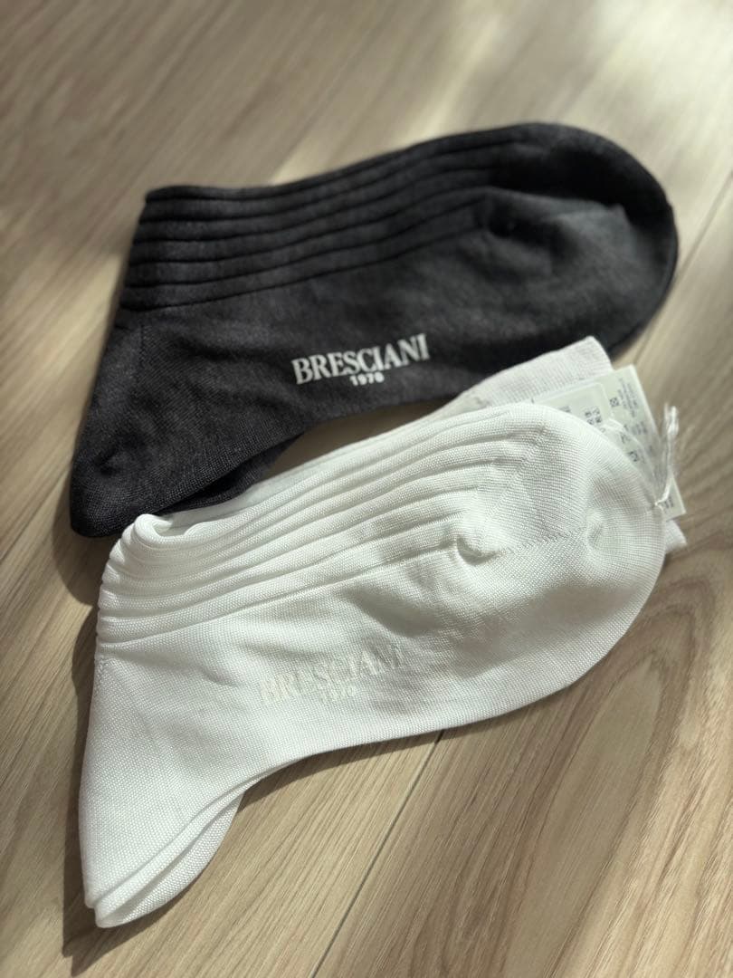 BRESCIANI リブ編みソックスセット