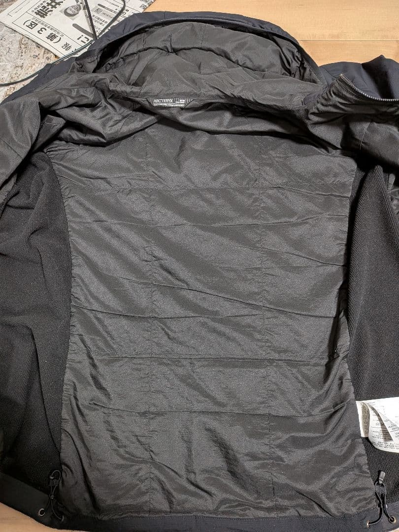 ARC'TERYX ATOM LT HOODY アトム LT フーディ ブラック