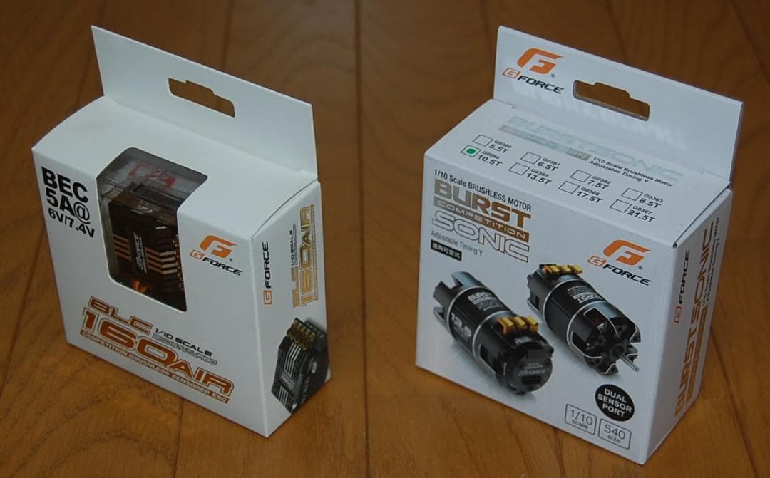 新品 G-FORCE ジーフォース ブラシレスESC ブラシレスモーター SET