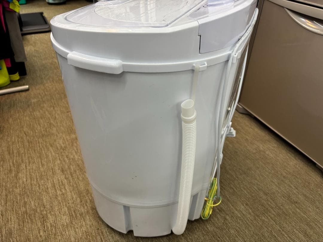 【中古品】ベルソス 二槽式電気洗濯機 RC-500 3.0kg 2023年製