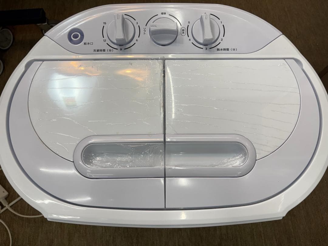 【中古品】ベルソス 二槽式電気洗濯機 RC-500 3.0kg 2023年製
