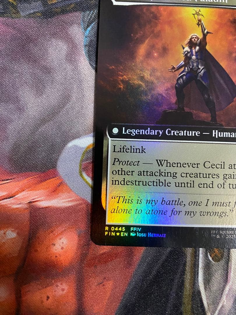 MTG 暗黒騎士、セシル/覚醒のパラディン、セシル 拡張 foil フルアート