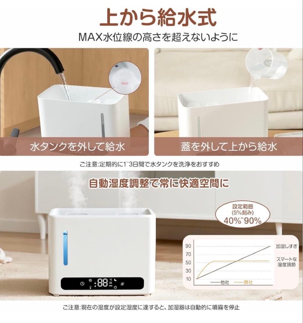 ハイブリッド加湿器　6L