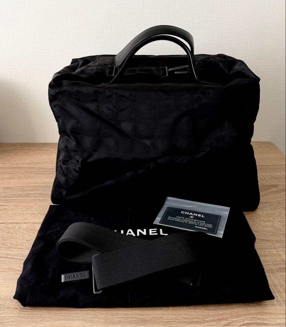 CHANEL シャネル　ニュートラベル ボストンバッグ 2way ブラック