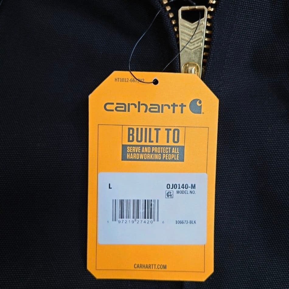 【L】Carharttカーハート ダックアクティブジャケット J140/ブラック