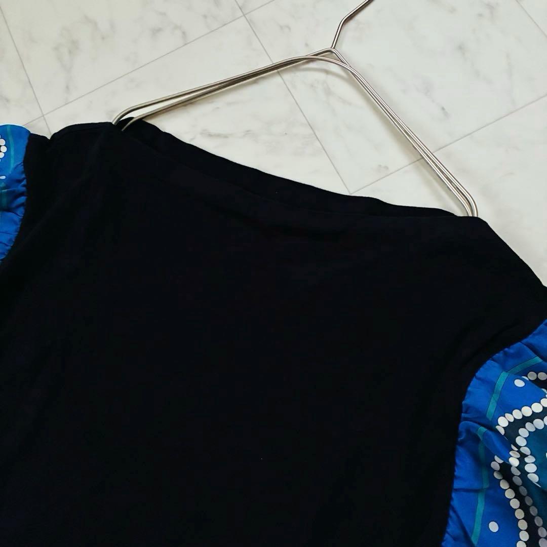 エミリオプッチ ラッフルスリーブ 袖フリル カットソー Tシャツ シルク