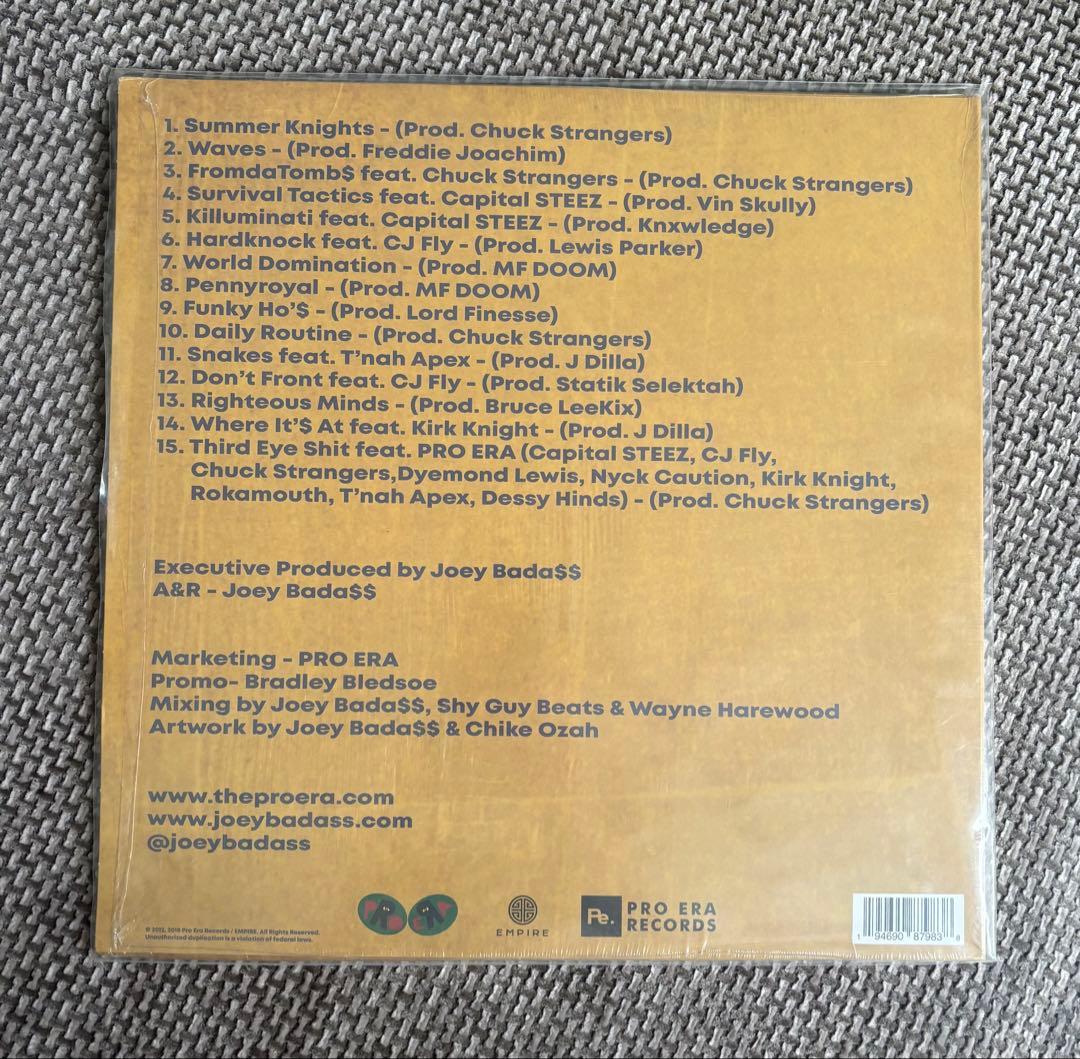joey bada$$ 1999 レコード ジョーイバッドアス