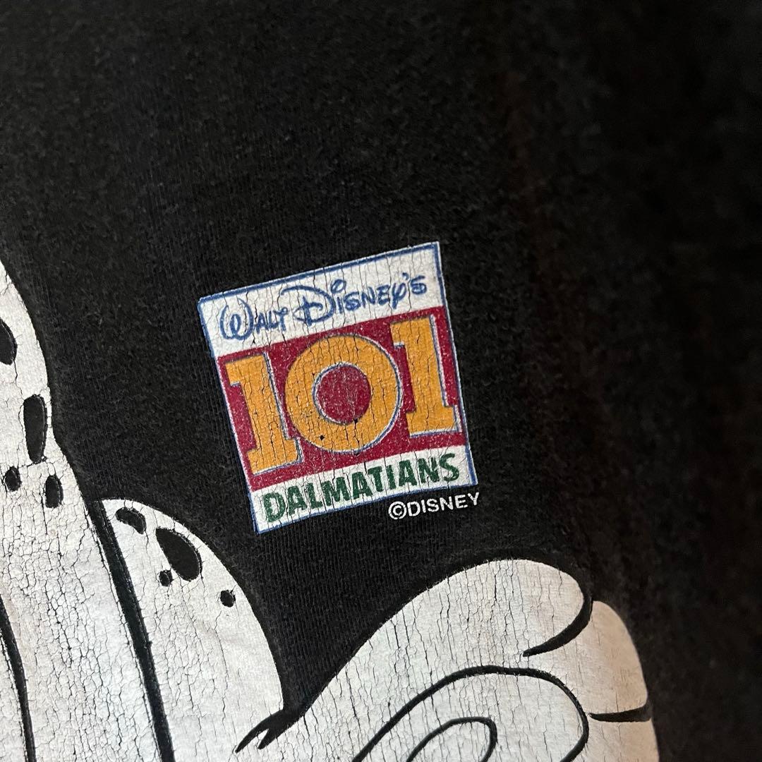トップス DISNEY VINTAGE 101 DOGS BIG PRINT XL