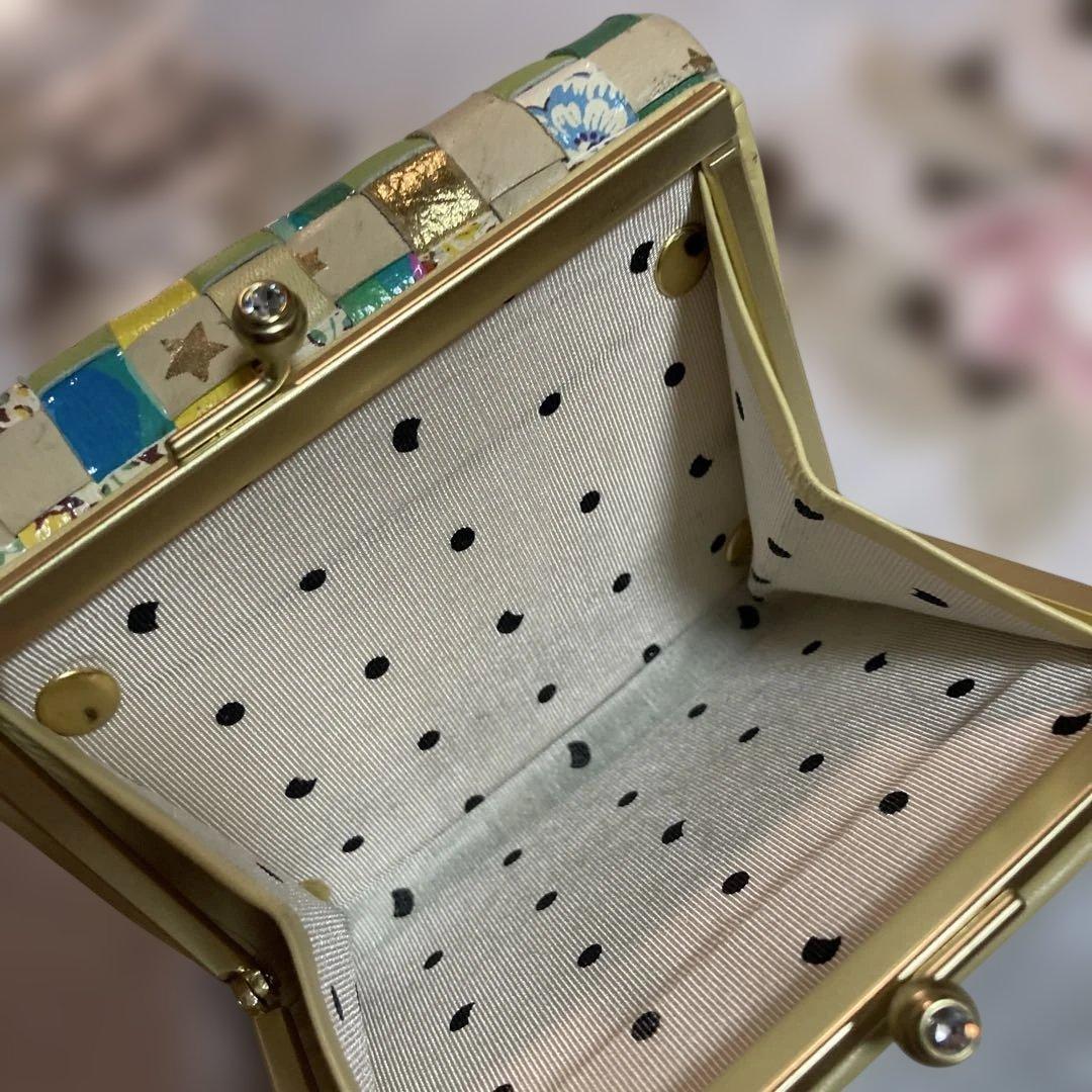 み*ち様 ツモリチサトメッシュ折り財布 美品