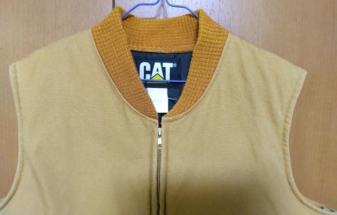 CAT ダックベスト USA製 90s キャタピラー 中綿