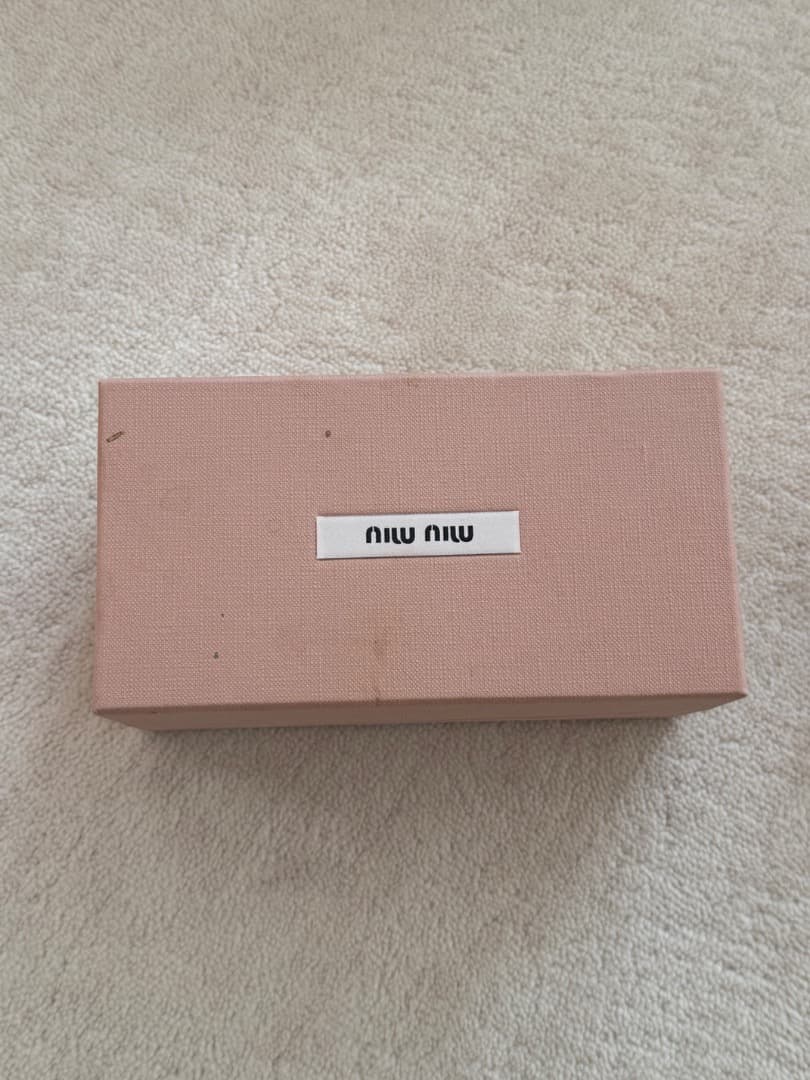 【中古】miumiu ラウンドサングラス ケース付き