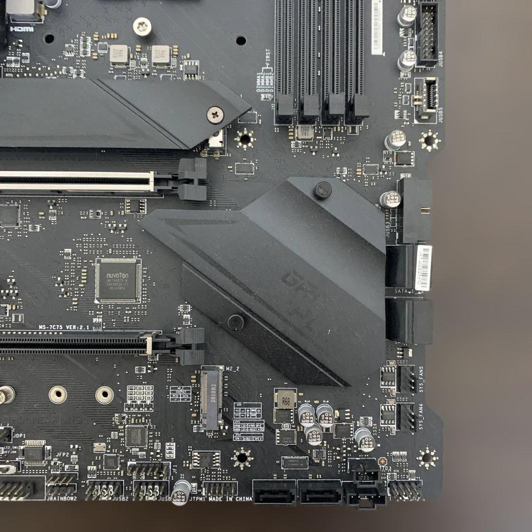 MSI Z490 GAMING PLUS BIOS起動確認