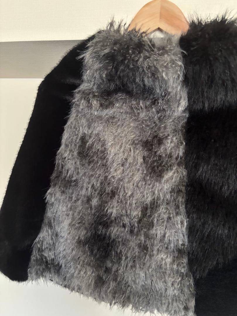 小物 Andrea&Co. FOUR FURS JOINED PONCHO