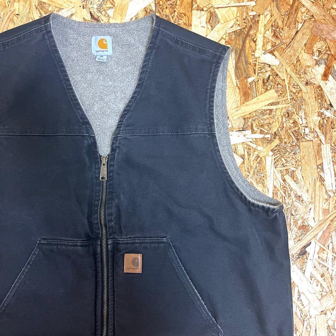 【超希少】 00s Carhartt メキシコ製 激渋 墨黒フェード トラヴィス
