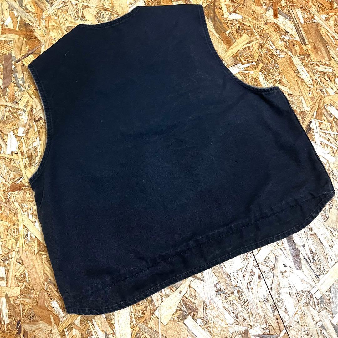 【超希少】 00s Carhartt メキシコ製 激渋 墨黒フェード トラヴィス