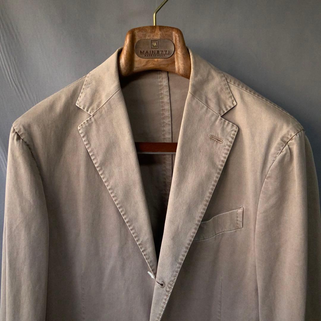 BOGLIOLI ボリオリ COAT コットンジャケット 46ガーメントダイ伊製