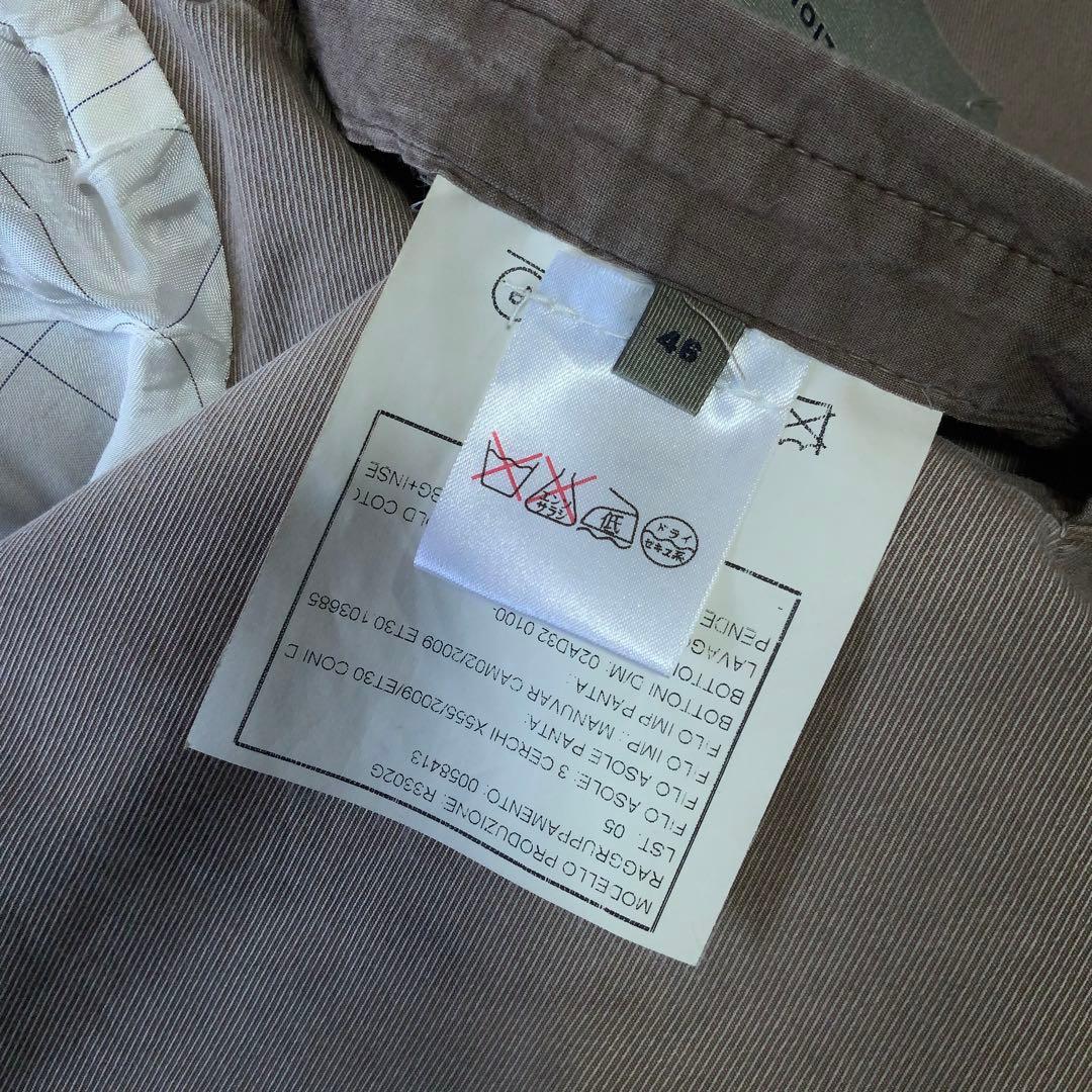 BOGLIOLI ボリオリ COAT コットンジャケット 46ガーメントダイ伊製