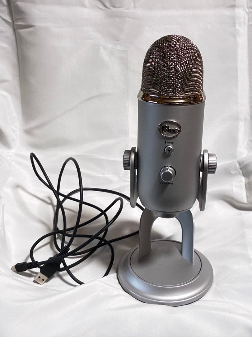 【Blue Yeti】 シルバー コンデンサーマイク