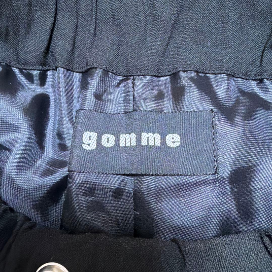 gomme 異素材ドッキング変形スカート