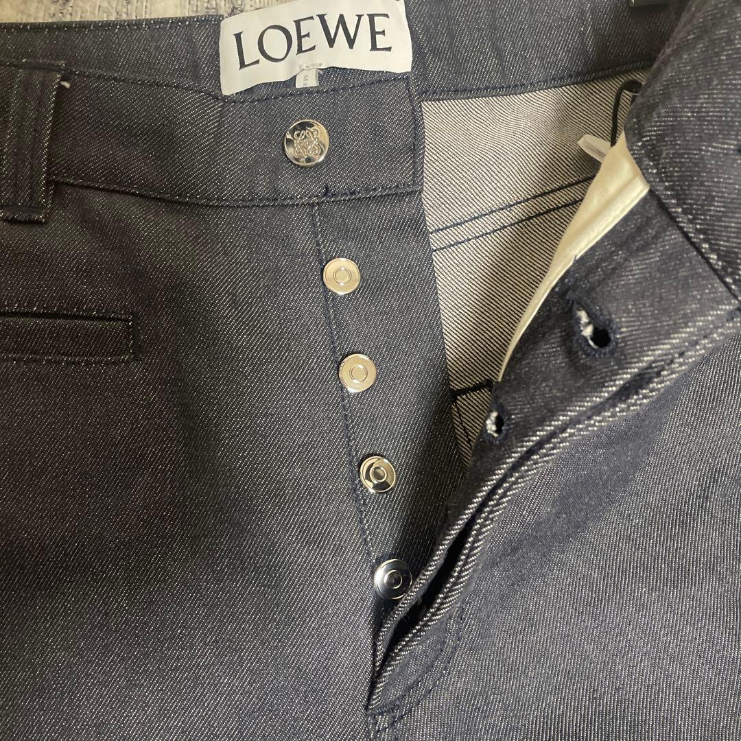 LOEWE ロエベ フィッシャーマン デニム ジーンズ 濃紺 [サイズ36]